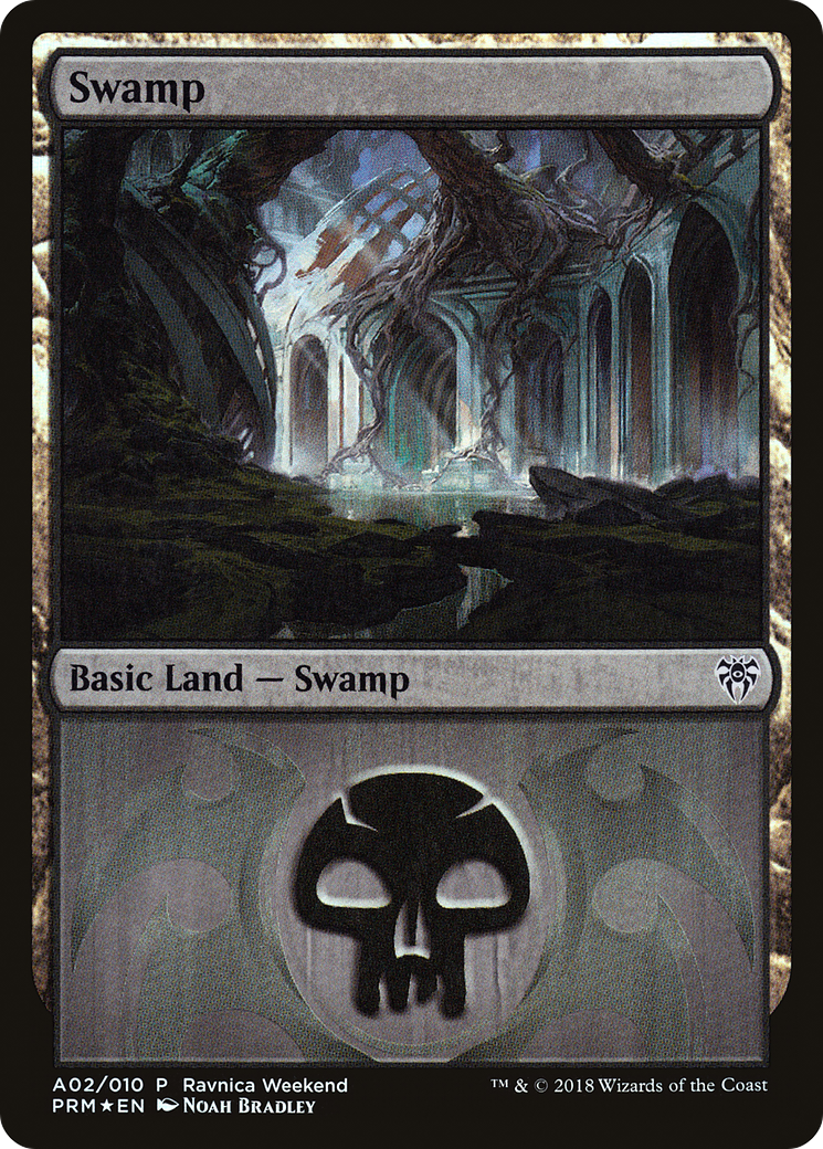 Swamp (A02) Foil - GRN Ravnica Weekend