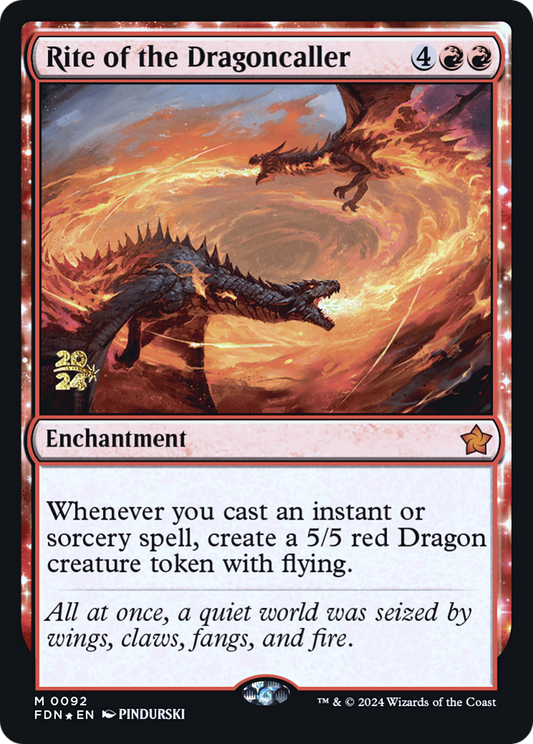 Rite of the Dragoncaller: (enchantment) Foil (92S)