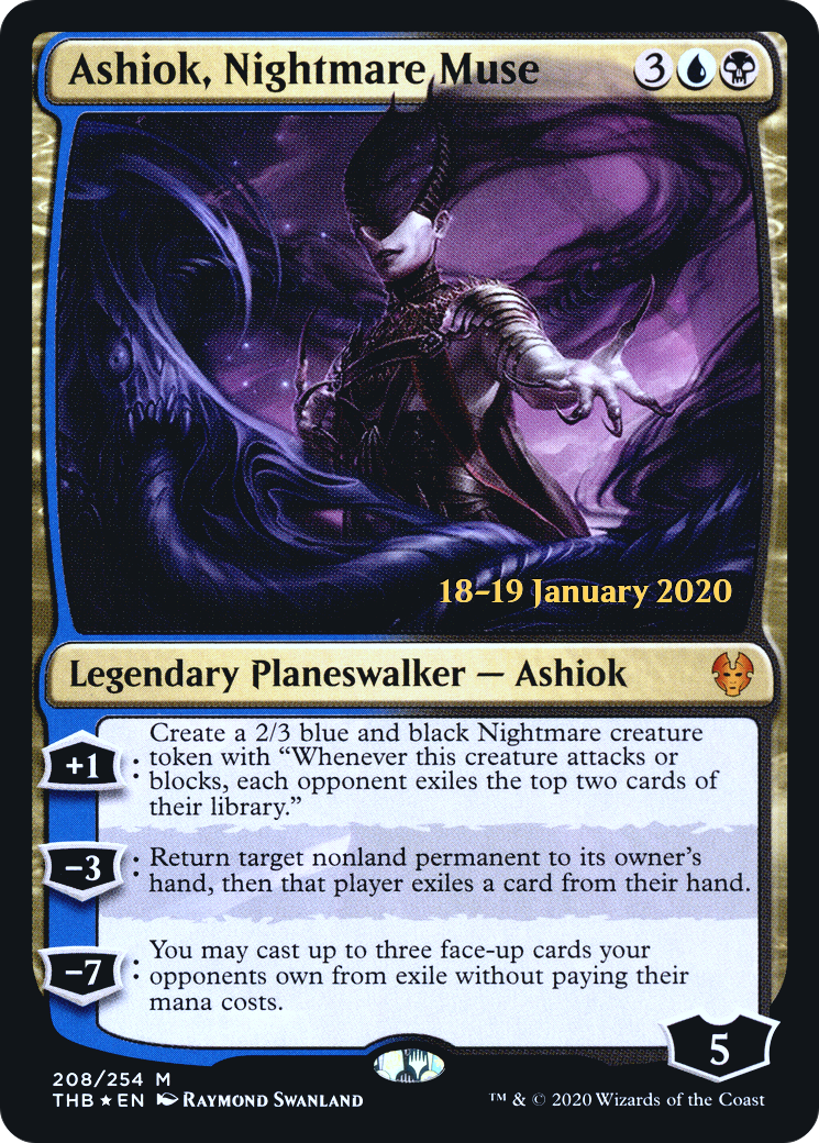Ashiok, Nightmare Muse (208s) Foil - Theros Beyond Death Promos