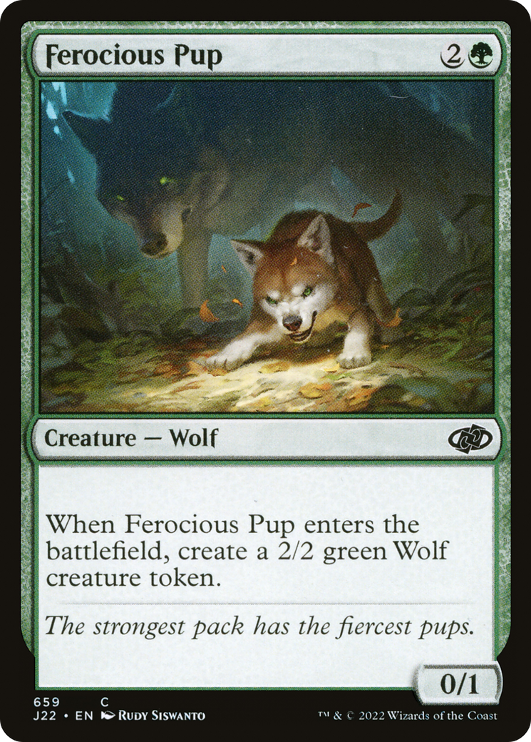 Ferocious Pup [Jumpstart 2022] | Silver Goblin