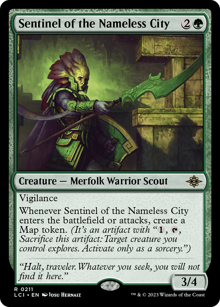 Sentinel of the Nameless City (211) Foil - The Lost Caverns of Ixalan