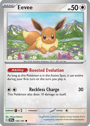 Eevee (143) Reverse Holofoil - Surging Sparks