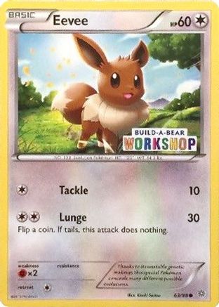 Eevee (Build-A-Bear Workshop Exclusive) (63) - Miscellaneous Cards & Products