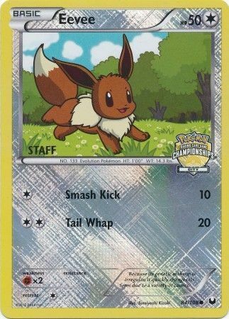 Eevee (City Championships) [Staff] (84) Reverse Holofoil - League & Championship Cards