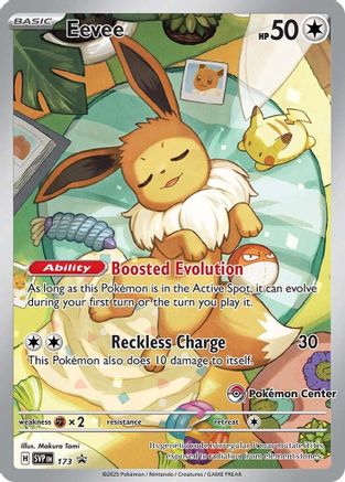 Eevee (Pokémon Center Exclusive) (173) Holofoil - Black Star Promos