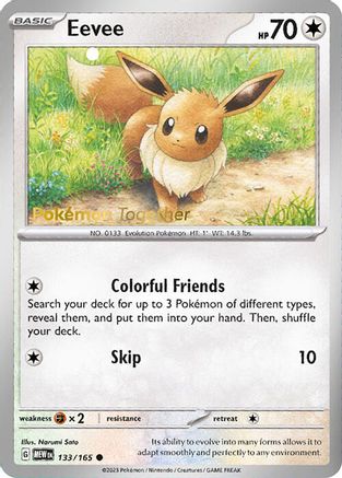 Eevee (Pokemon Together) (133) - Miscellaneous Cards & Products