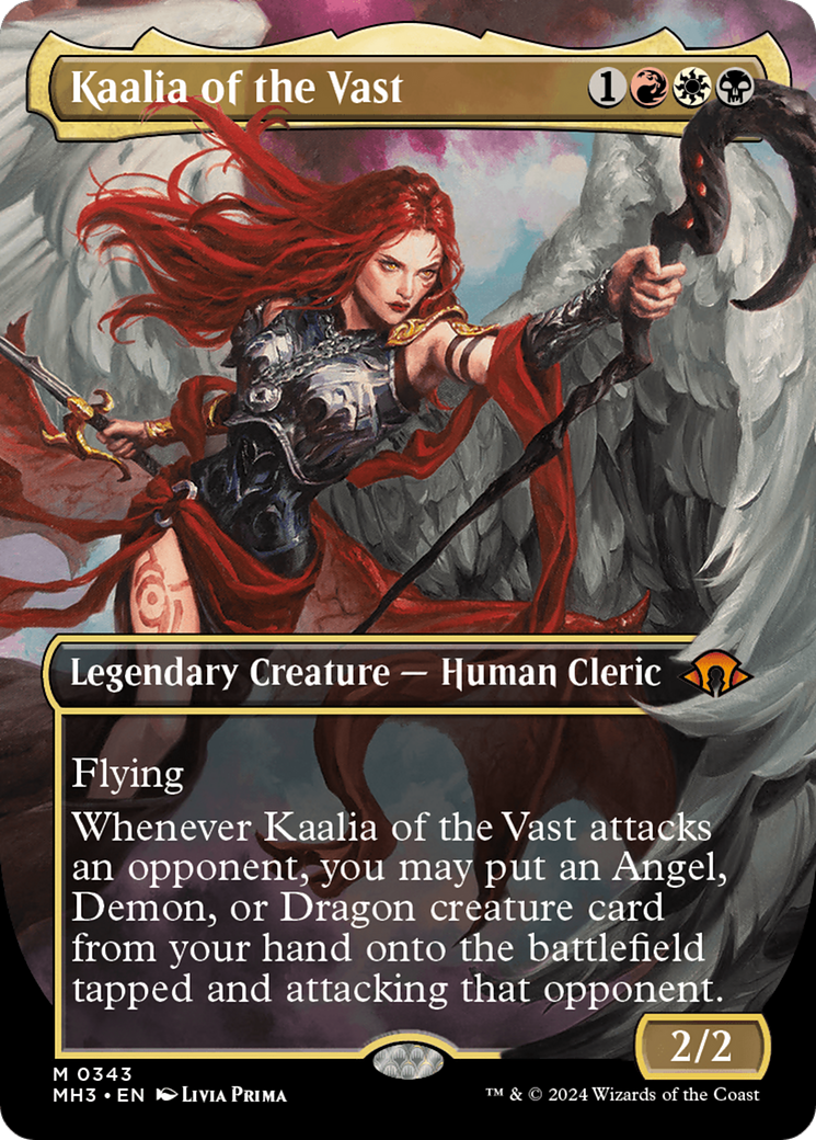 Kaalia of the Vast (Borderless) (343) Foil - Modern Horizons 3