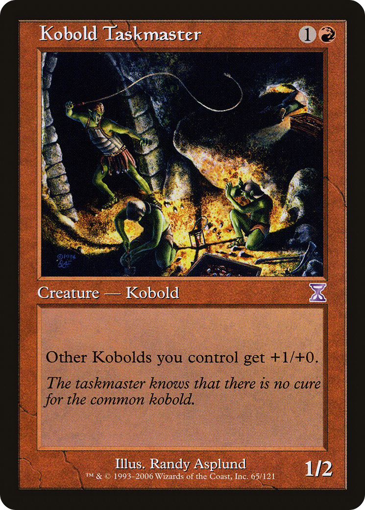 Kobold Taskmaster (Retro) (065) Foil - Time Spiral Timeshifted