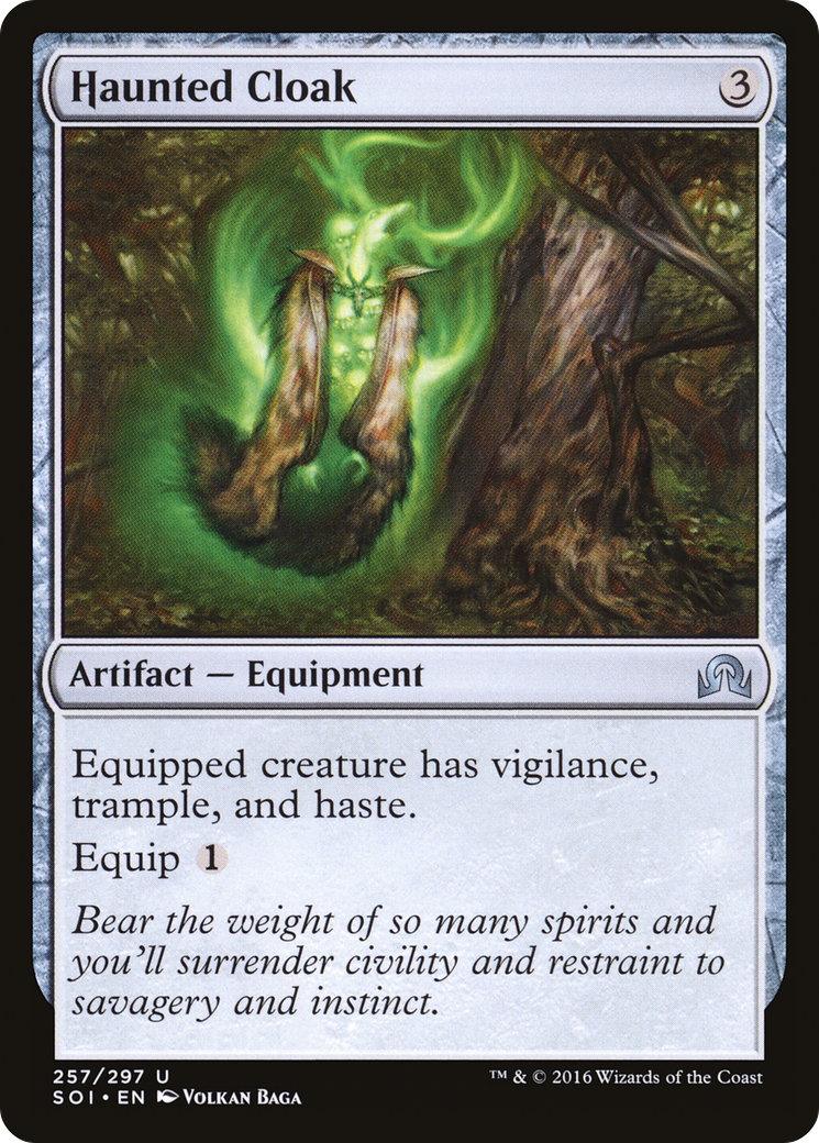 Haunted Cloak (257) Foil - Shadows over Innistrad