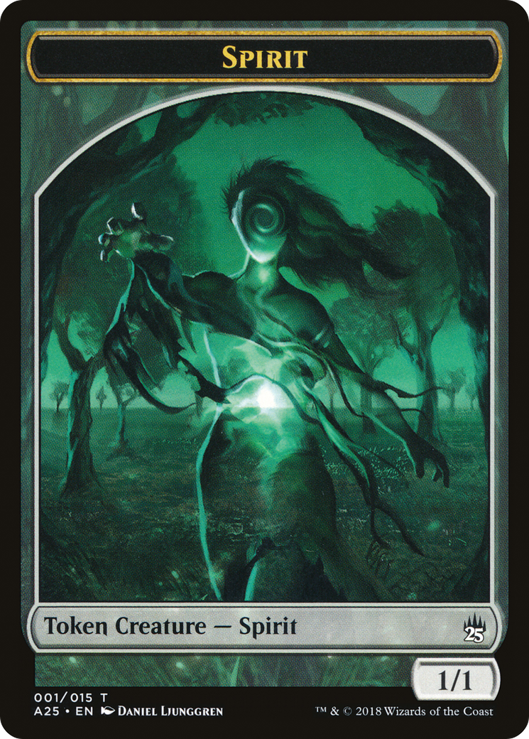 Spirit Token (001) - Masters 25 Tokens