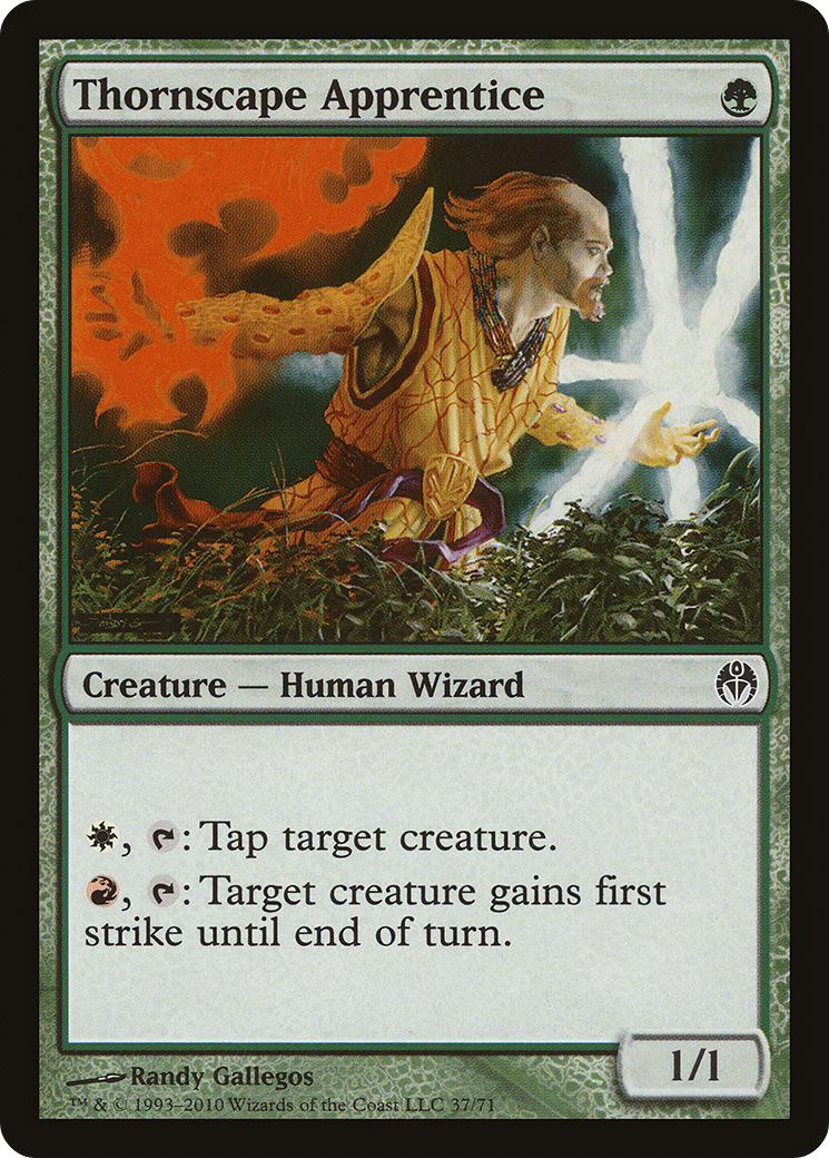 Thornscape Apprentice (037) - Duel Decks: Phyrexia vs. the Coalition