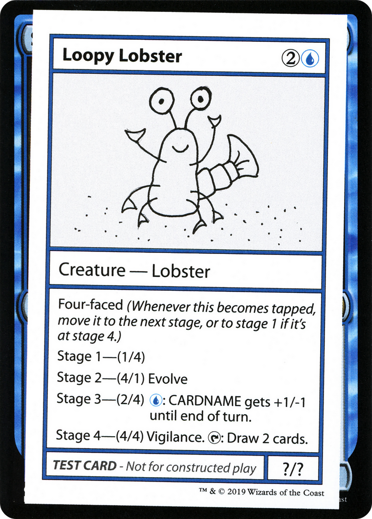 Loopy Lobster (2021 Edition) [Mystery Booster Playtest Cards] | Silver Goblin