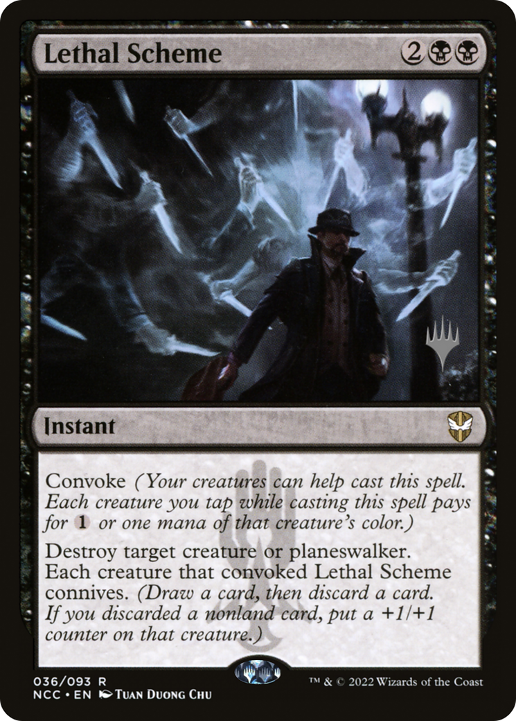 Lethal Scheme (36p) Foil - New Capenna Commander Promos