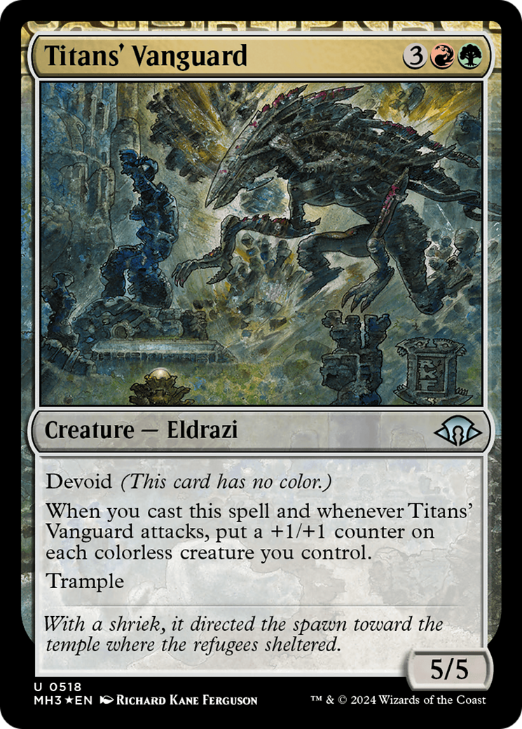 Titans' Vanguard (Ripple Foil) [Modern Horizons 3] | Silver Goblin