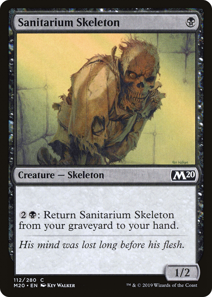 Sanitarium Skeleton (112) Foil - Core Set 2020