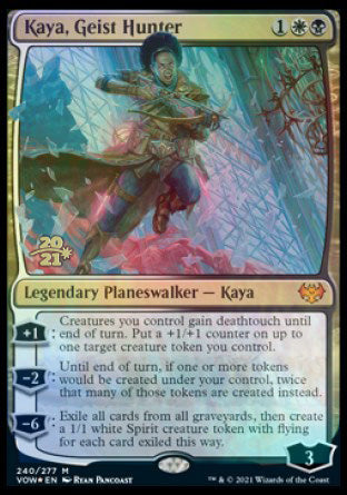 Kaya, Geist Hunter [Innistrad: Crimson Vow Prerelease Promos] | Silver Goblin