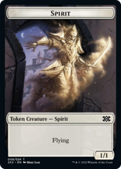 Saproling // Spirit (008) Double-Sided Token [Double Masters 2022 Tokens] | Silver Goblin