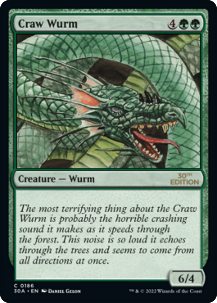 Craw Wurm (186) - 30th Anniversary Edition