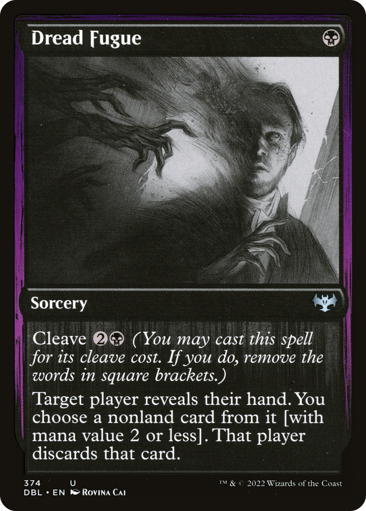 Dread Fugue (374) Foil - Innistrad: Double Feature