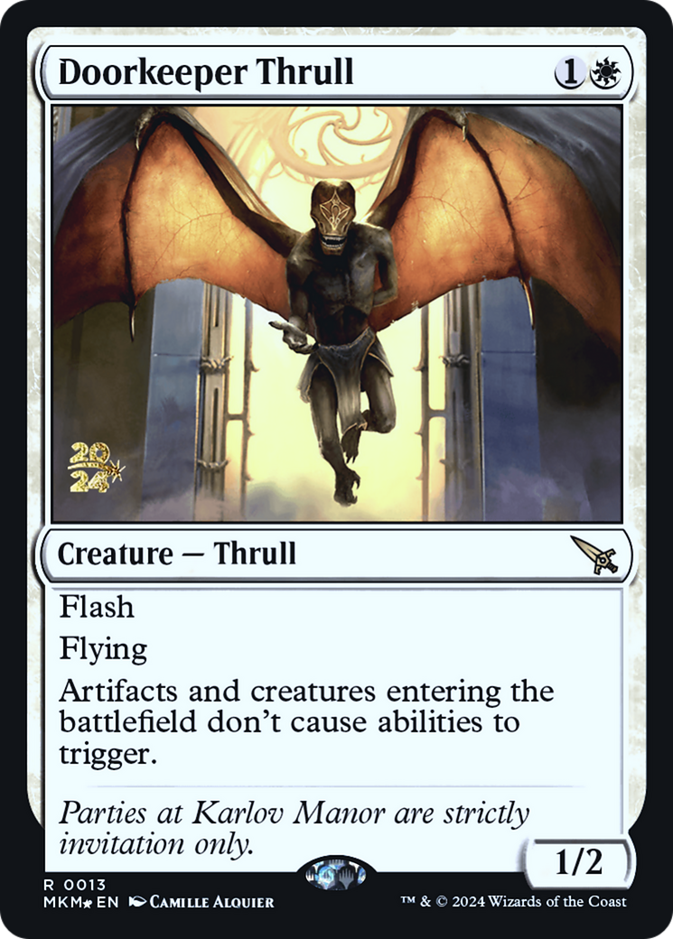 Doorkeeper Thrull (013) Foil - Murders at Karlov Manor Promos