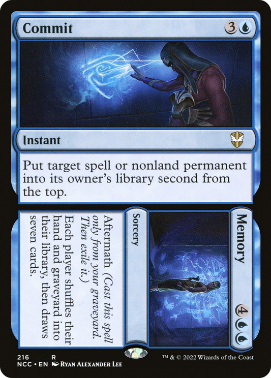 Commit // Memory (216) - New Capenna Commander