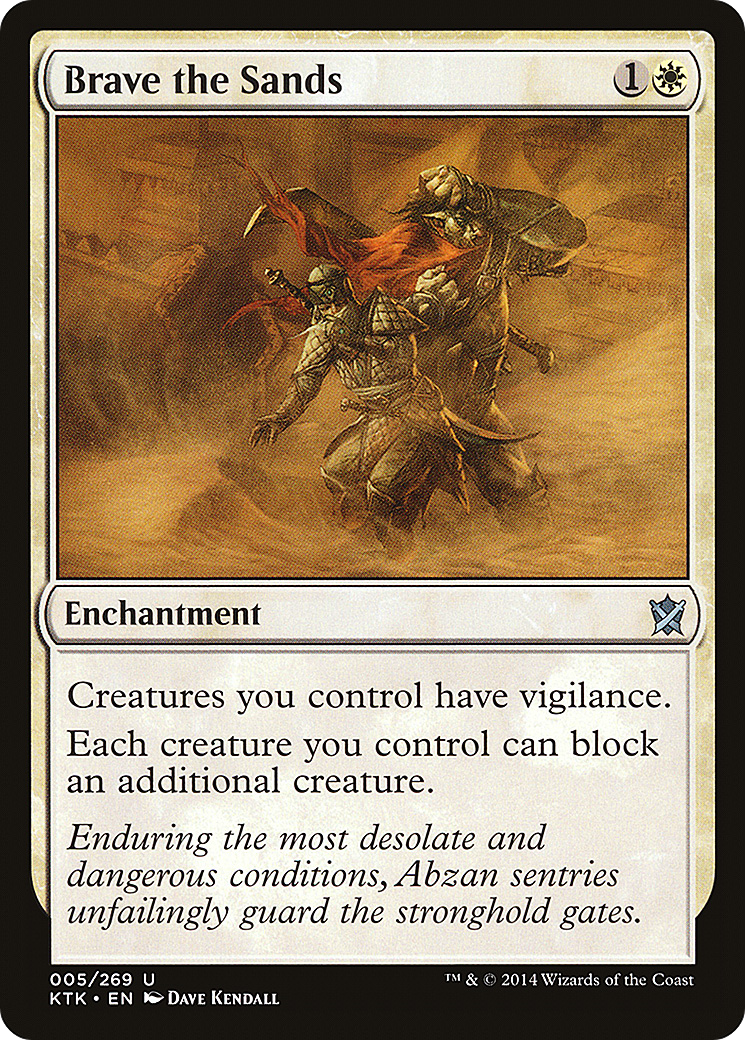 Brave the Sands [Khans of Tarkir] Foil
