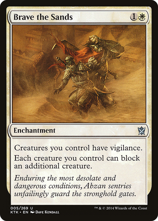Brave the Sands [Khans of Tarkir] Foil