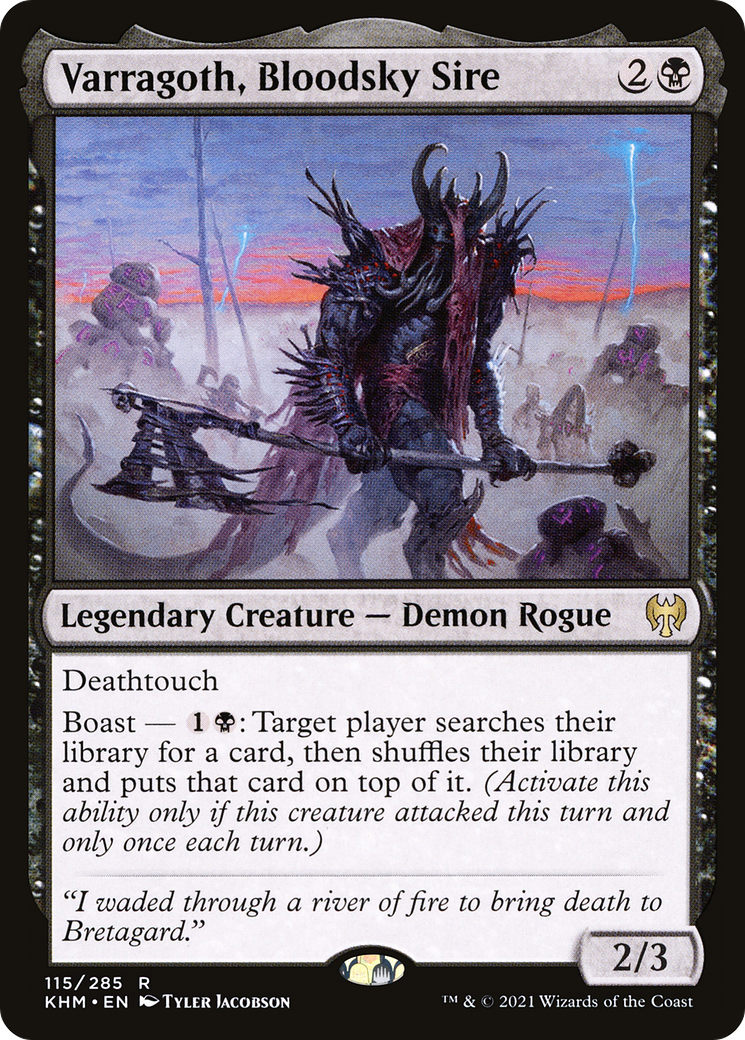 Varragoth, Bloodsky Sire (115) Foil - Kaldheim