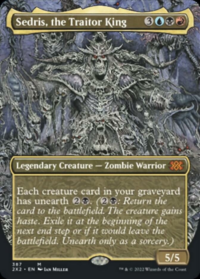 Sedris, the Traitor King (Borderless Alternate Art) [Double Masters 2022] | Silver Goblin