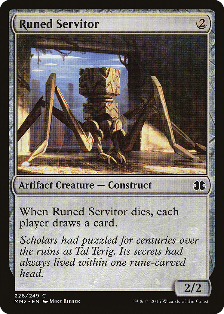 Runed Servitor (226) Foil - Modern Masters 2015