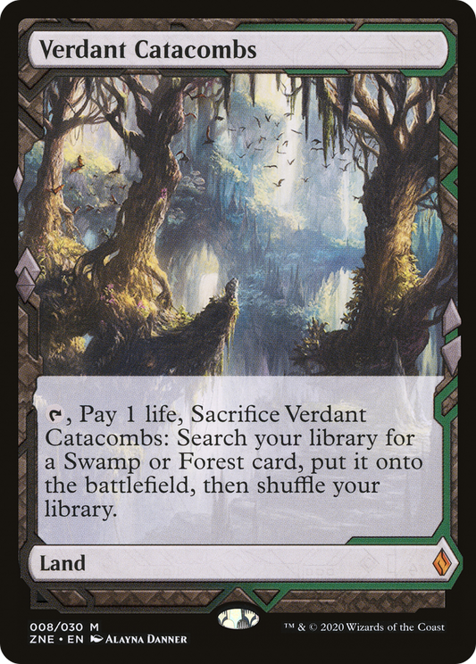 Verdant Catacombs (Expeditions) [Zendikar Rising Expeditions] Foil
