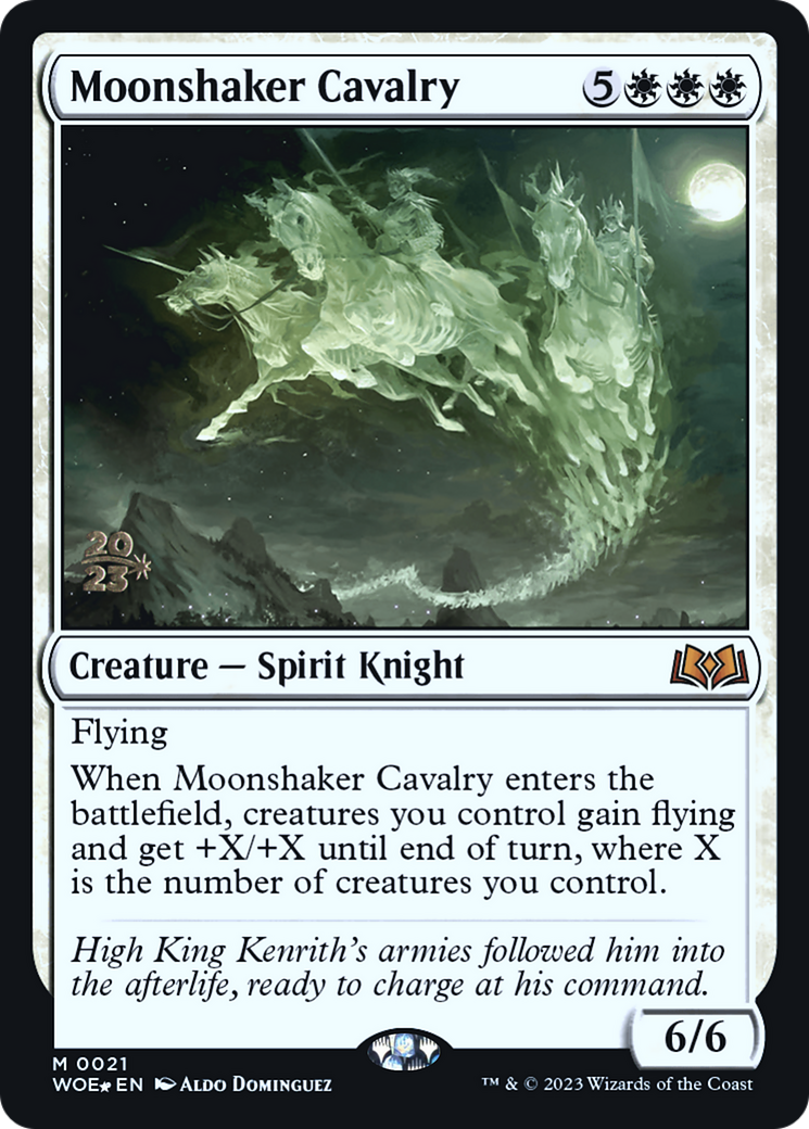 Moonshaker Cavalry (021) Foil - Wilds of Eldraine Promos
