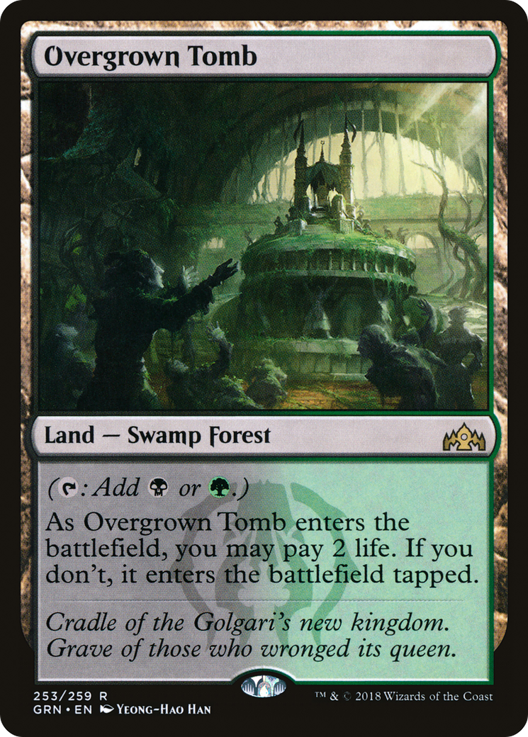 Overgrown Tomb (253) Foil - Guilds of Ravnica