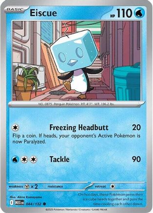 Eiscue (44) Reverse Holofoil - Mega Evolution