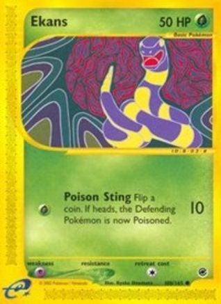 Ekans (108) Reverse Holofoil - Expedition