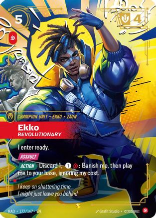 Ekko, Revolutionary (Overnumbered) (177) Foil - Radiance