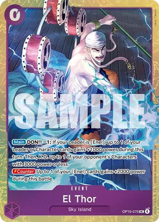 El Thor (Premium Card Collection -Best Selection Vol. 6-) (OP15-075) Foil