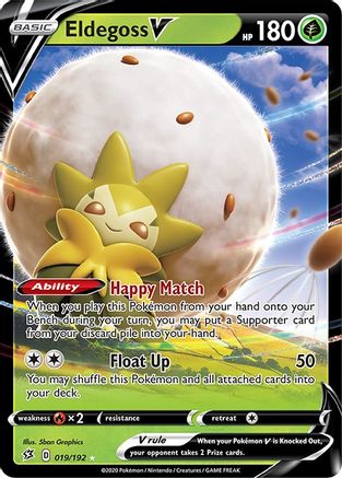 Eldegoss V (19) Holofoil - Rebel Clash