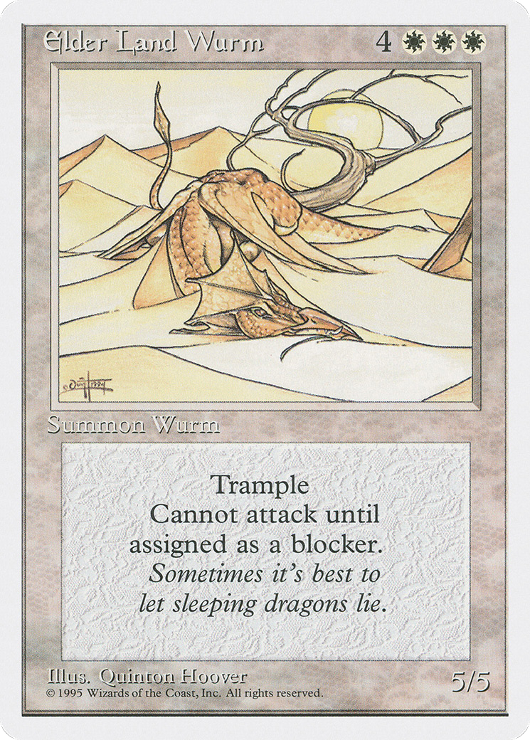 Elder Land Wurm - Fourth Edition