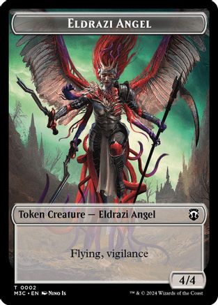 Eldrazi Angel // Copy (2/1) Ripple Foil - Commander: Modern Horizons 3 Tokens