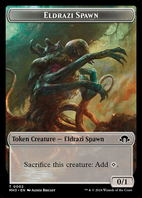 Eldrazi Scion // Eldrazi Spawn (3/2) - Commander: Modern Horizons 3 Tokens