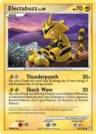 Electabuzz (81) Reverse Holofoil - Diamond & Pearl