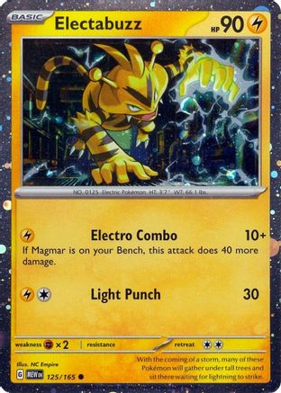 Electabuzz (Cosmos Holo) (125) Holofoil - Miscellaneous Cards & Products
