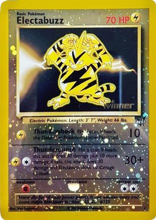 Electabuzz [Winner] (1) Reverse Holofoil - Best of Promos