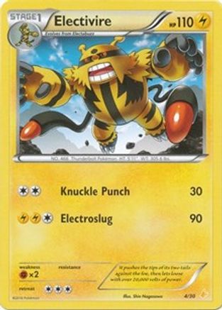 Electivire (4) - Trainer Kit: Pikachu Libre & Suicune