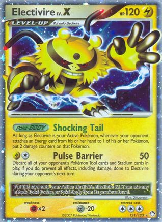 Electivire LV.X (121) Holofoil - Mysterious Treasures