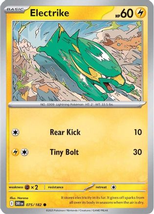 Electrike (75) Reverse Holofoil - Destined Rivals