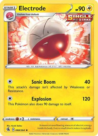 Electrode (88) Reverse Holofoil - Fusion Strike