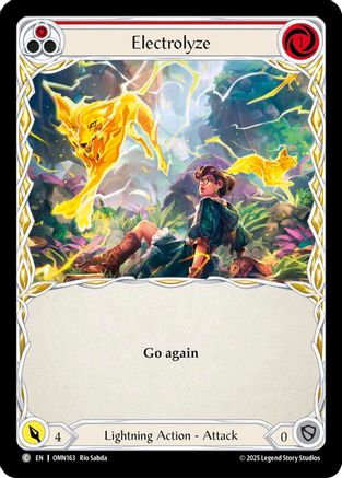 Electrolyze (Red) (OMN163) Rainbow Foil - Omens of the Third Age