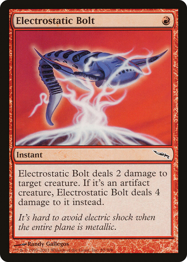 Electrostatic Bolt (089) - Mirrodin